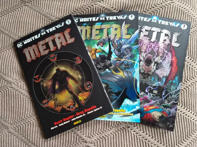 HQs Quadrinhos Noites de Trevas: Metal volumes 1, 2, 3