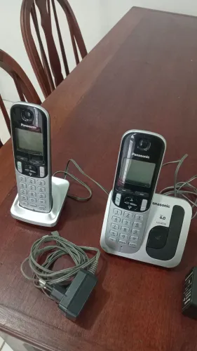 Telefone com ramal sem fio Panasonic Dect 6.0