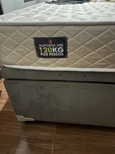 Cama casal baú com colchão