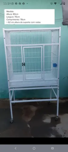 Viveiro para pássaros