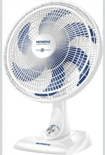 Ventilador de Mesa Mondial VSP-40-W Super Power 40CM Branco 110V