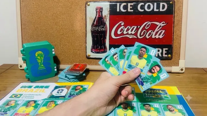 Troca e venda de figurinhas para completar o álbum do meu filho