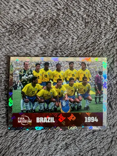 Figurinha brilhante Brasil 94