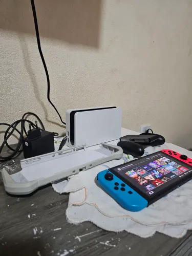 Nintendo Switch Oled - 64gb + 256gb - Desbloqueado