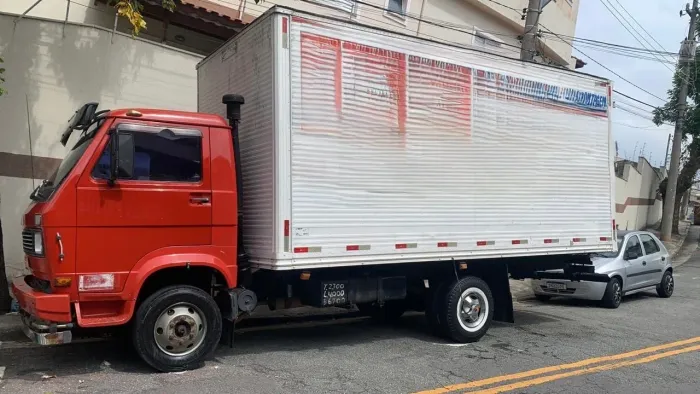 Caminhão Baú VW Ano 1992 7.90