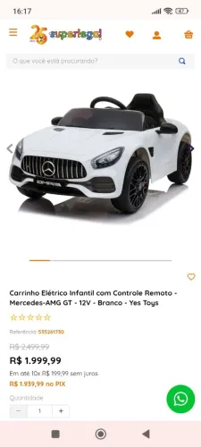 Carro infantil 