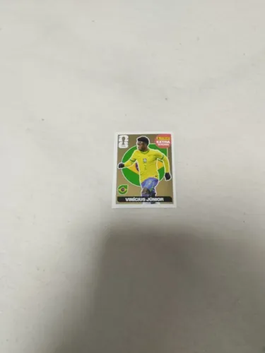 Figurinha Extra Sticker Gold Vinícius Júnior - Copa do Mundo FIFA 2026 Panini
