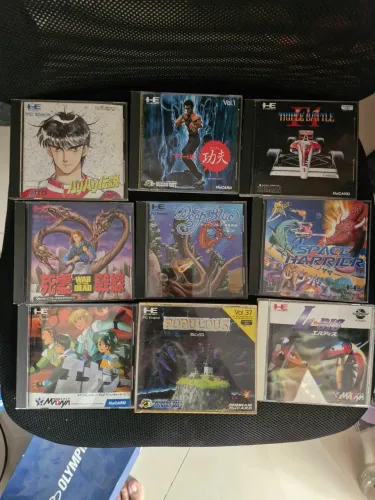 Lote pc engine originais na caixa