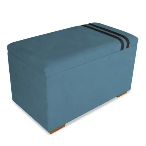 Recamier Puff Baú Stillus Organizador no Boucle
