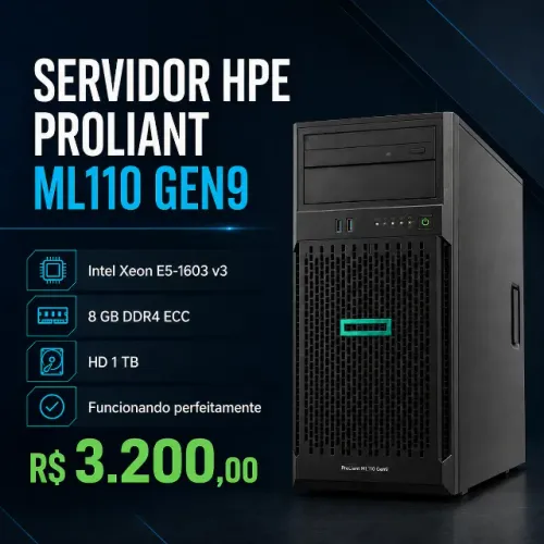 SERVIDOR HPE PROLIANT ML110 GEN9