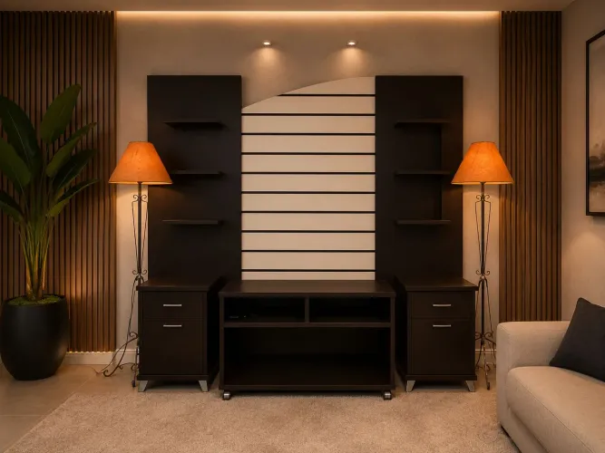 Hack com painel sala 