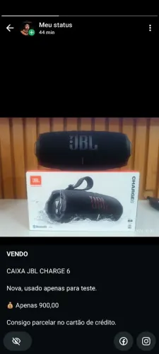 CAIXA JBL CHARGE 6