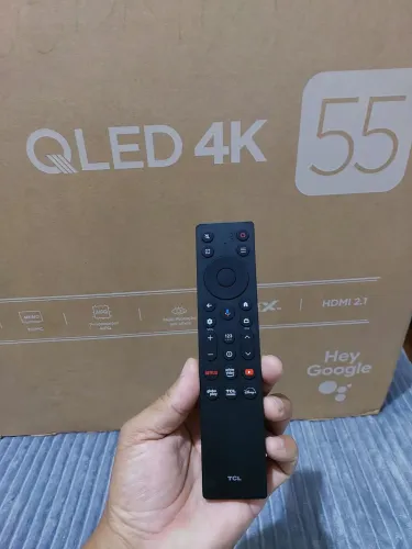 2.100 TV  TCL QLED 55 POLEGADAS NOVA ABEERTA SO PRA TESTE COM NOTA