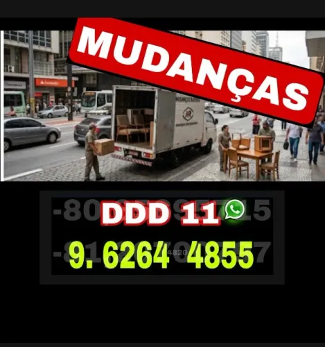 Frete, Fretes, Carretos e Mudanças - Lapa, São Paulo - SP