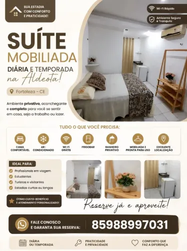 Alugo suíte para solteiros ou casal