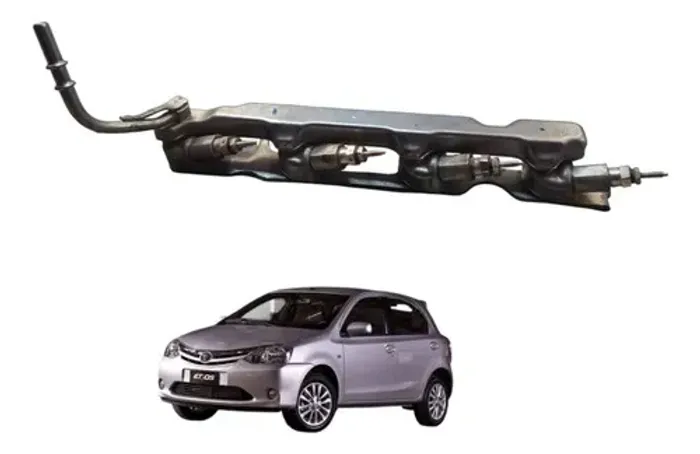 Flauta Combustível Bico Injetor Etios Sedan 1.5 2013 A 21