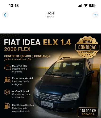 Fiat Idea ELX 1.4 MPI Fire Flex 8V 5P 2006