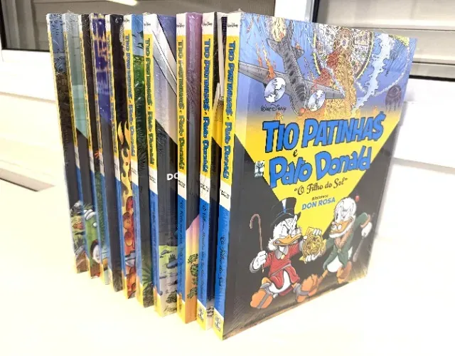 Coleção Biblioteca Don Rosa 10 Volumes Disney Abril Panini
