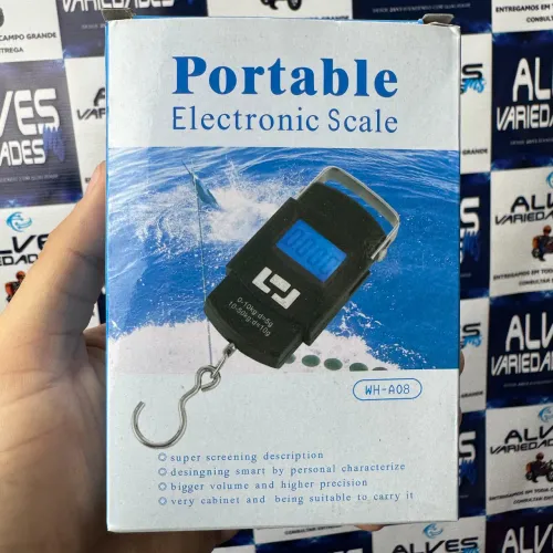 Balança de gancho digital pesa até 50kg