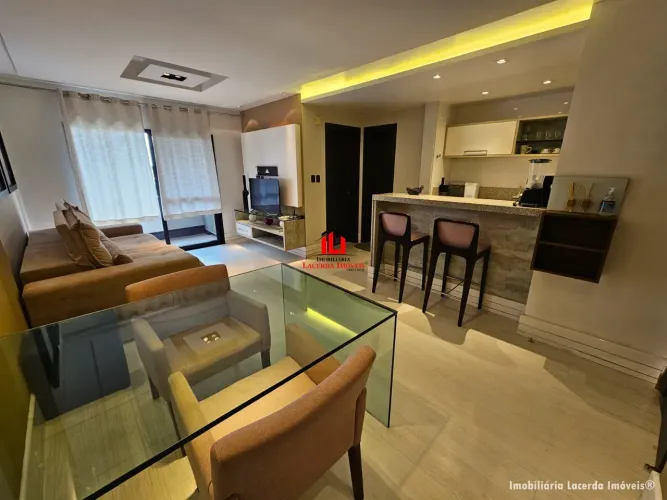 Flat Mobiliado e Reformado no Adrianópolis/ 47m² Privativo/ Andar médio