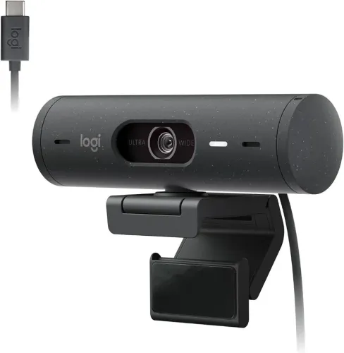WEBCAM FULL HD LOGITECH BRIO 500 - SEMI NOVA
