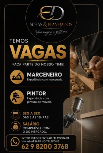 Contrata se marceneiro profissional