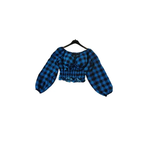 Blusas e Cropped xadrez feminino.