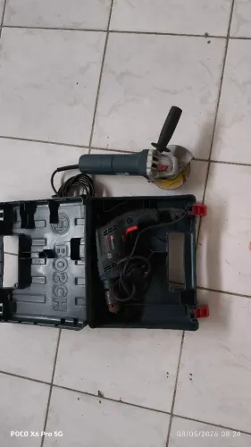Esmerilhadeira bosch e furadeira bosch