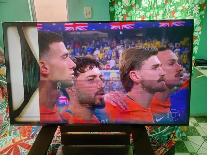 TV. Smart. Samsung. 50. Polegadas. Sem. Controle. Leia