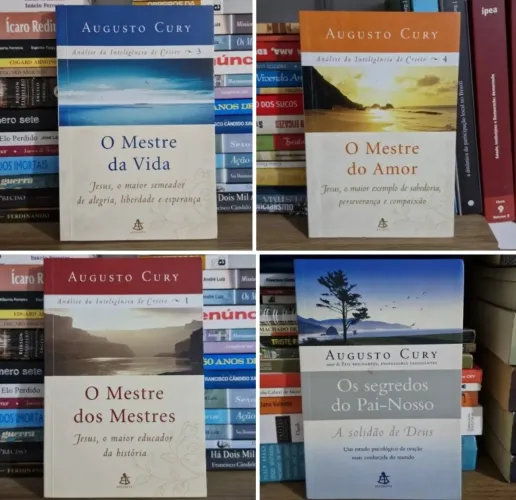 Lote livros Augusto Cury