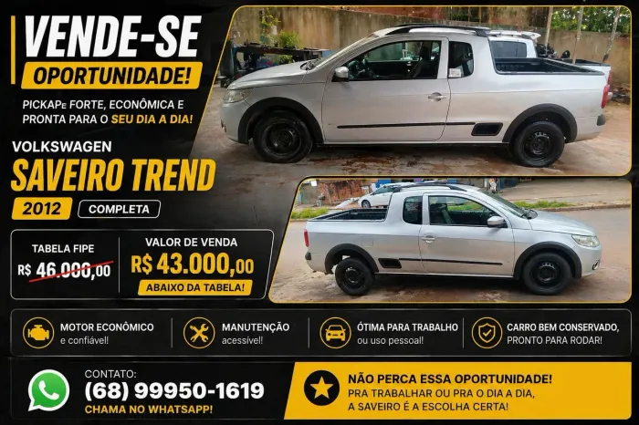 Volkswagen Saveiro 1.6 MI Total Flex 8V CE 2012