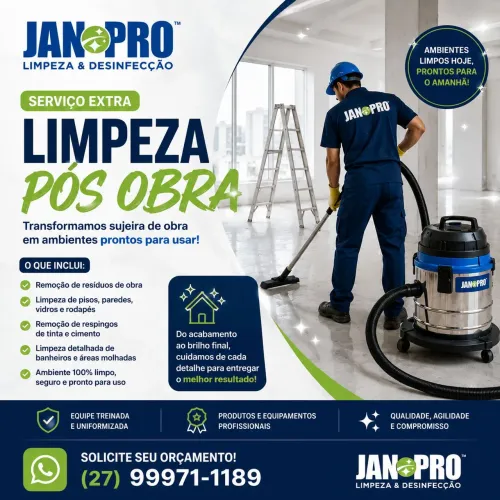 Limpeza Pós Obra 