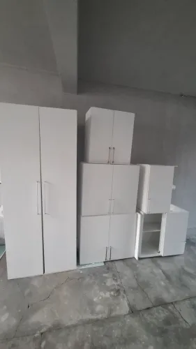 8 Armários Modulados Brancos | Conjunto Completo | Vários Módulos - Cozinha - Quarto. Etc.