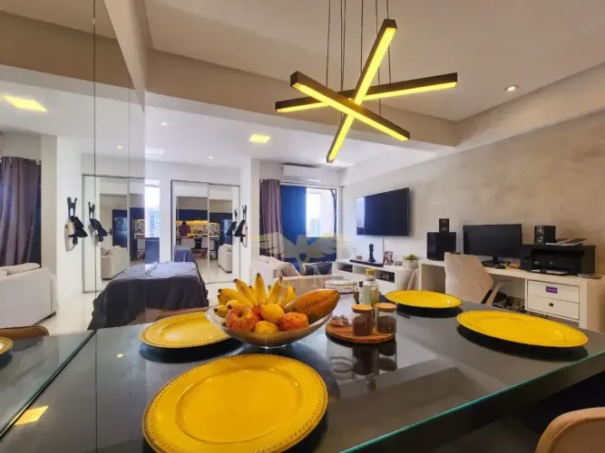 Apartamento Mobiliado, 1 Quarto, Distribuído Em 43M² E 1 Vaga De Garagem Na Pituba. 1C6B7J