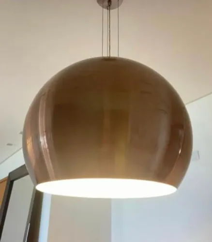 Luminária bronze grande