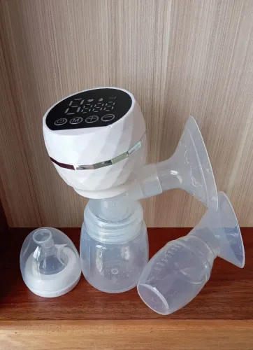 Kit Bomba De Tirar Leite Elétrica E Coletor Silicone