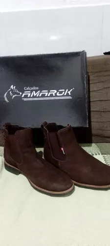 Bota de couro