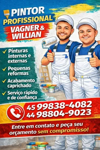 Serviços de pintura e pequenos reparos