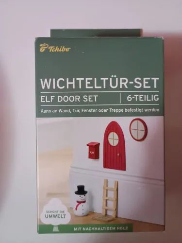 Kit Porta De Elfo Natal Tchibo Wichteltür-set 6pçs Importado