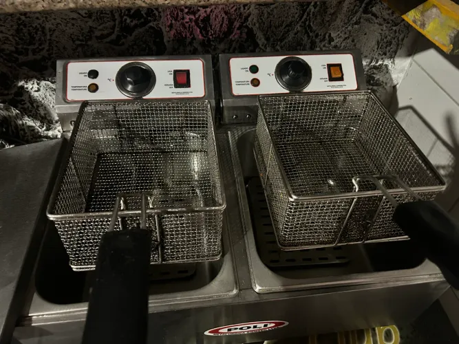 Fritadeira Elétrica Profissional Dupla 127V - Excelente Estado