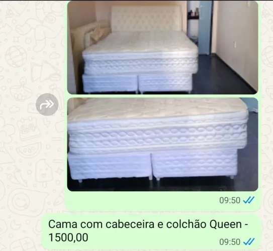 Colchão Queen com cabeceira