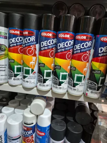 Tinta Spray Preto/Branco