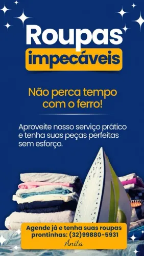 Faço serviços de passadeira