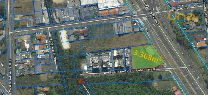 Terreno à venda, 3368 m² por R$ 4.640.000,00 - Uberaba - Curitiba/PR