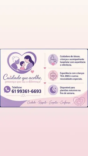Cuidadora de pessoas 