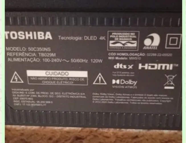 Vendo tv de 50 ,4k e Alexia