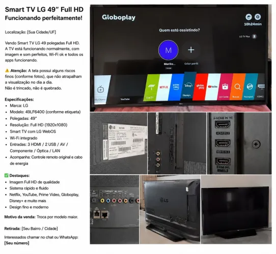 SMART TV 49 LG