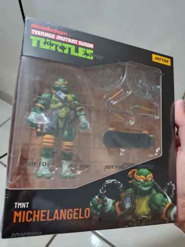 JoyToy Michelangelo Tartarugas Ninja Tmnt - NOVO LACRADO