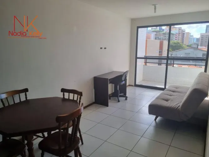 Flat MOBILIADO de 45m² com 1 quarto para locação por R$ 2.900/mês - Manaíra - João Pessoa/
