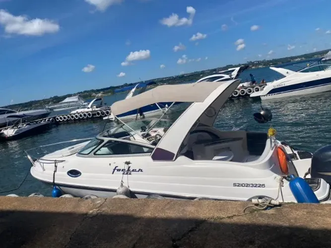 Cota Lancha Focker F225, estudo troca por carro.